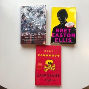 3 Bret Easton Ellis & Kurt Vonnegut novels